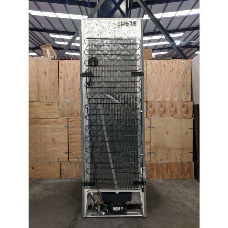 Refurbished Whirlpool UW8F2CXB Freestanding 270 Litre Upright Frost Free Freezer Stainless Steel