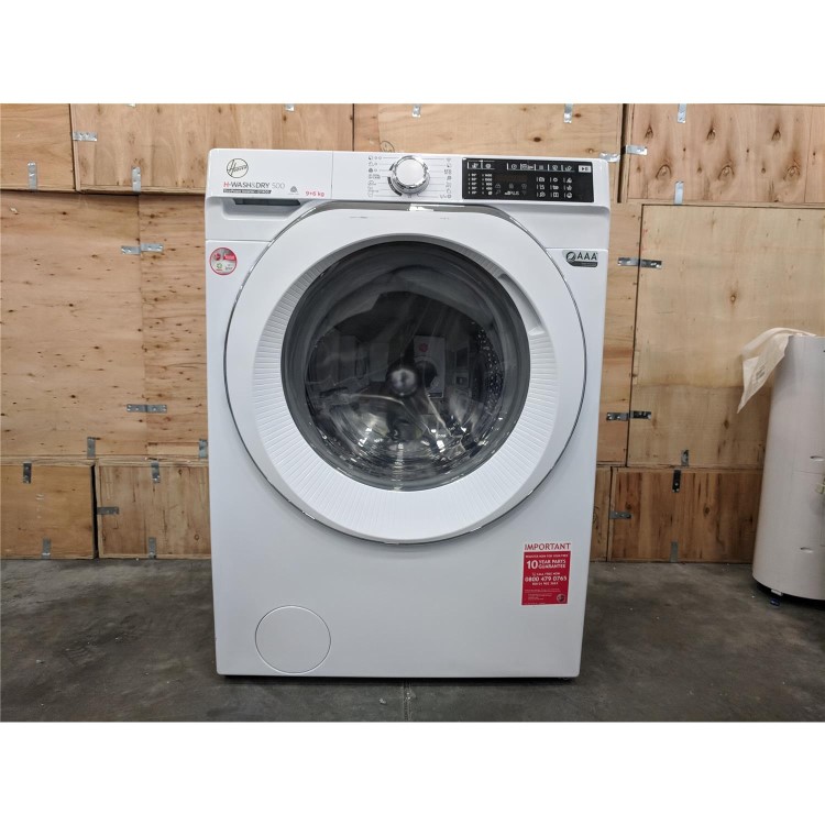 Refurbished Hoover H-Wash&Dry 500 HD496AMC/1-80 Freestanding 9/6KG 1400 Spin Washer Dryer White
