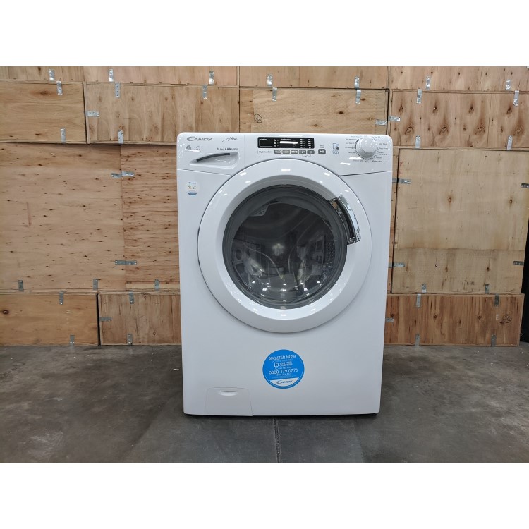Refurbished Candy GVSW485DC/1-80 Smart Freestanding 8/5KG 1400 Spin Washer Dryer White