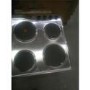 Refurbished Indesit TI60X 60cm Four Zone Solid Plate Electric Hob - Stainless Steel