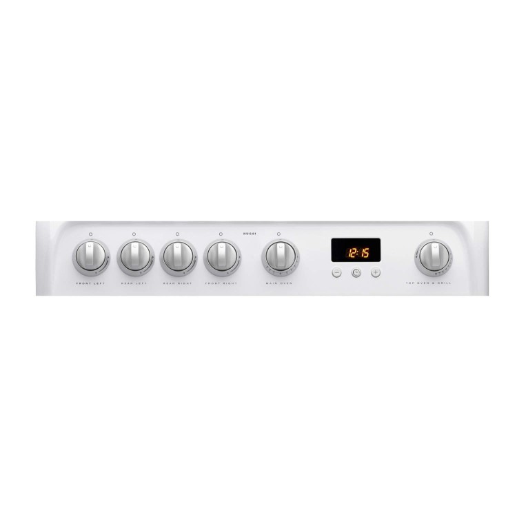 GRADE A2 - Hotpoint HUG61P Ultima 60cm Double Oven Gas Cooker - White