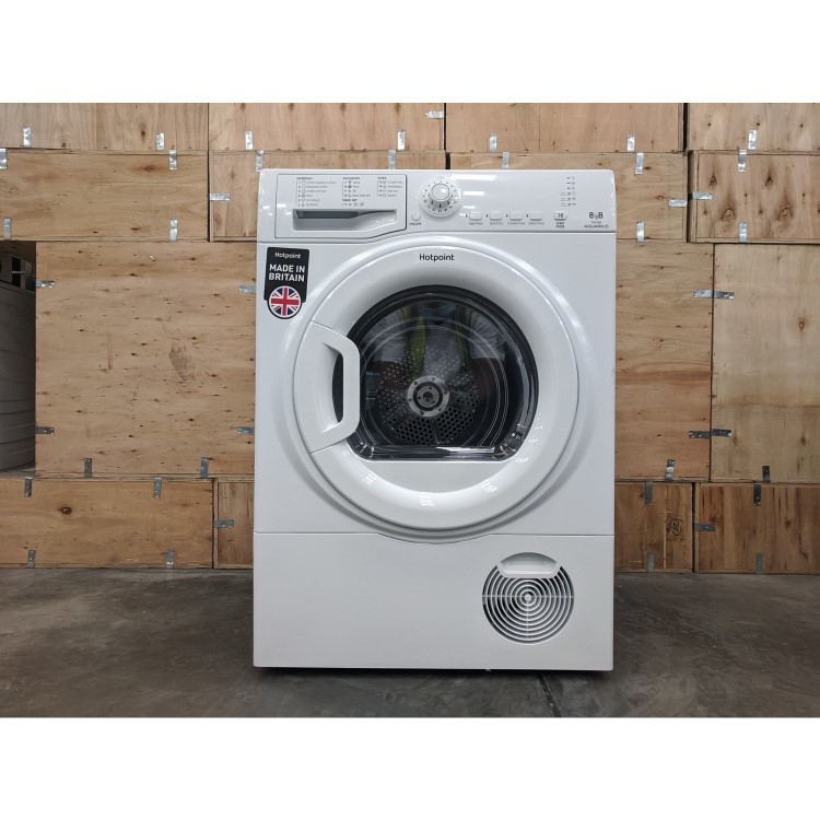 Refurbished Hotpoint TCFS83BGP Freestanding Condenser 8KG Tumble Dryer White
