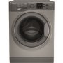 GRADE A3 - HOTPOINT NSWM743UGG 7kg 1400rpm Freestanding Washing Machine - Graphite