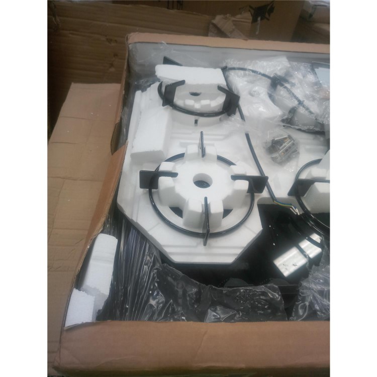 Refurbished Neff N30 T26CR51S0 60cm 4 Burner Gas-on-glass Hob With Side Controls Black