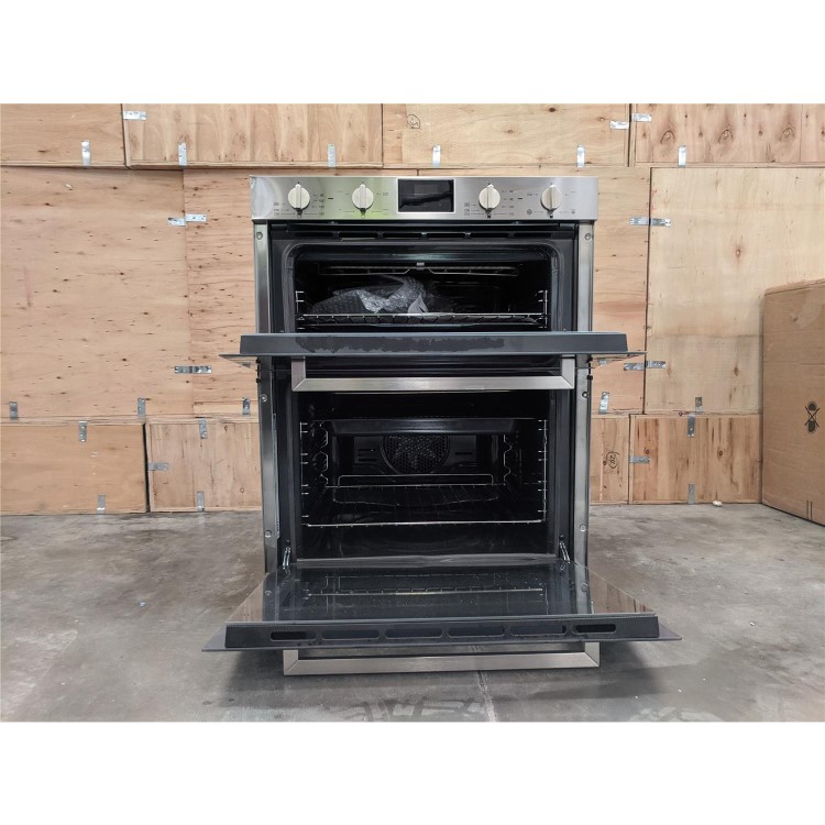 Refurbished Smeg Cucina DUSF400S 60cm Double Built Under Electric Oven Silver