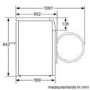 GRADE A2 - Bosch WTN85201GB Serie 4 7kg Freestanding Condenser Tumble Dryer - White