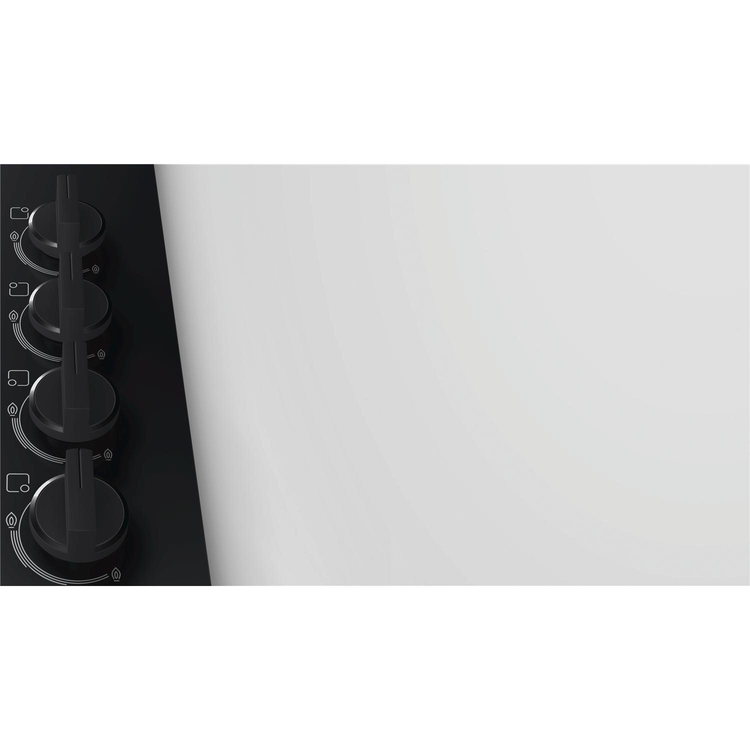 Bosch Serie 2 58cm 4 Burner Gas Hob Black PBP6B6B60 Appliances Direct