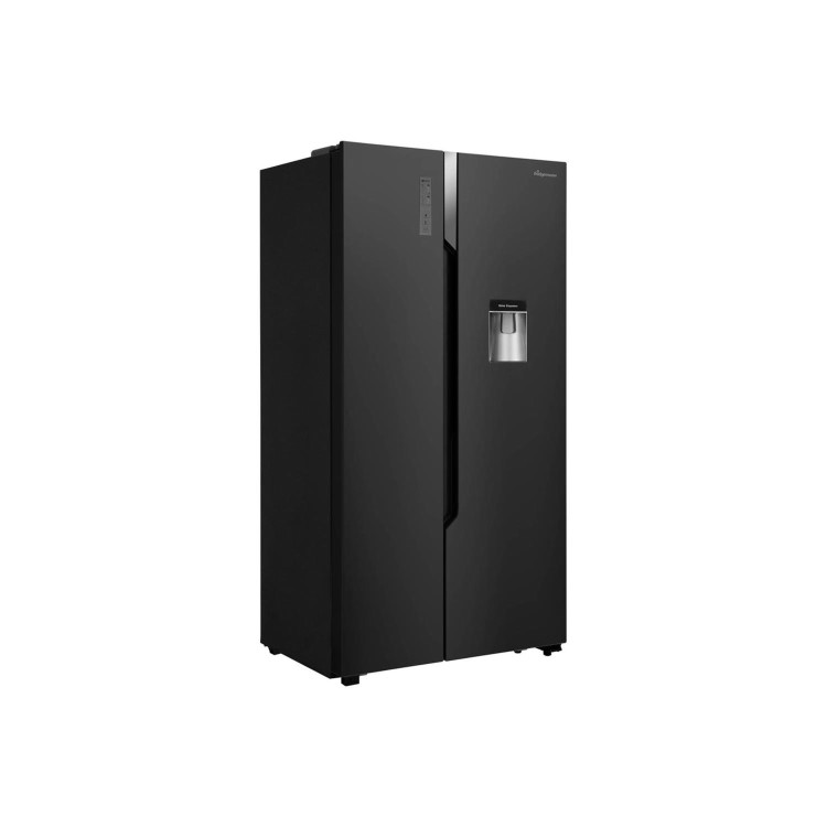 Fridgemaster 514 Litre American Fridge Freezer - Black