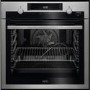 AEG 6000 Pyrolytic Electric Single Oven with Food Sensor - Stainless Steel