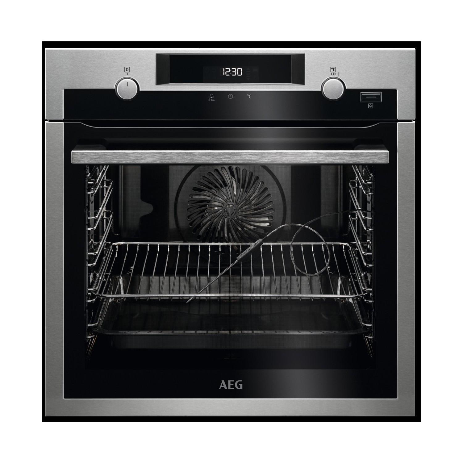 Refurbished AEG BPS556020M Single Buitl In Elecric Oven Stainless Steel