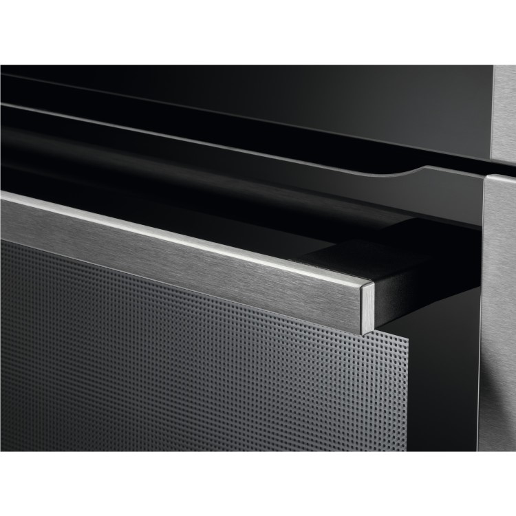 Refurbished AEG 6000 BPS556020M Pyrolytic 60cm Single Built In Electric Oven with Food Sensor Stainless Steel