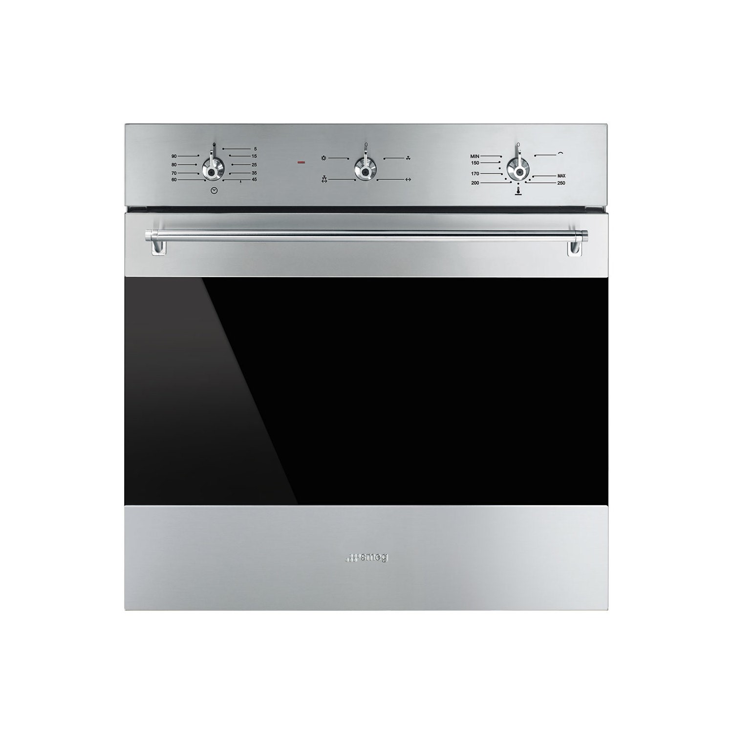 Refurbished Smeg Classic SF6341GVX 60cm Single Built In Gas Oven with Electric Grill Stainless Steel