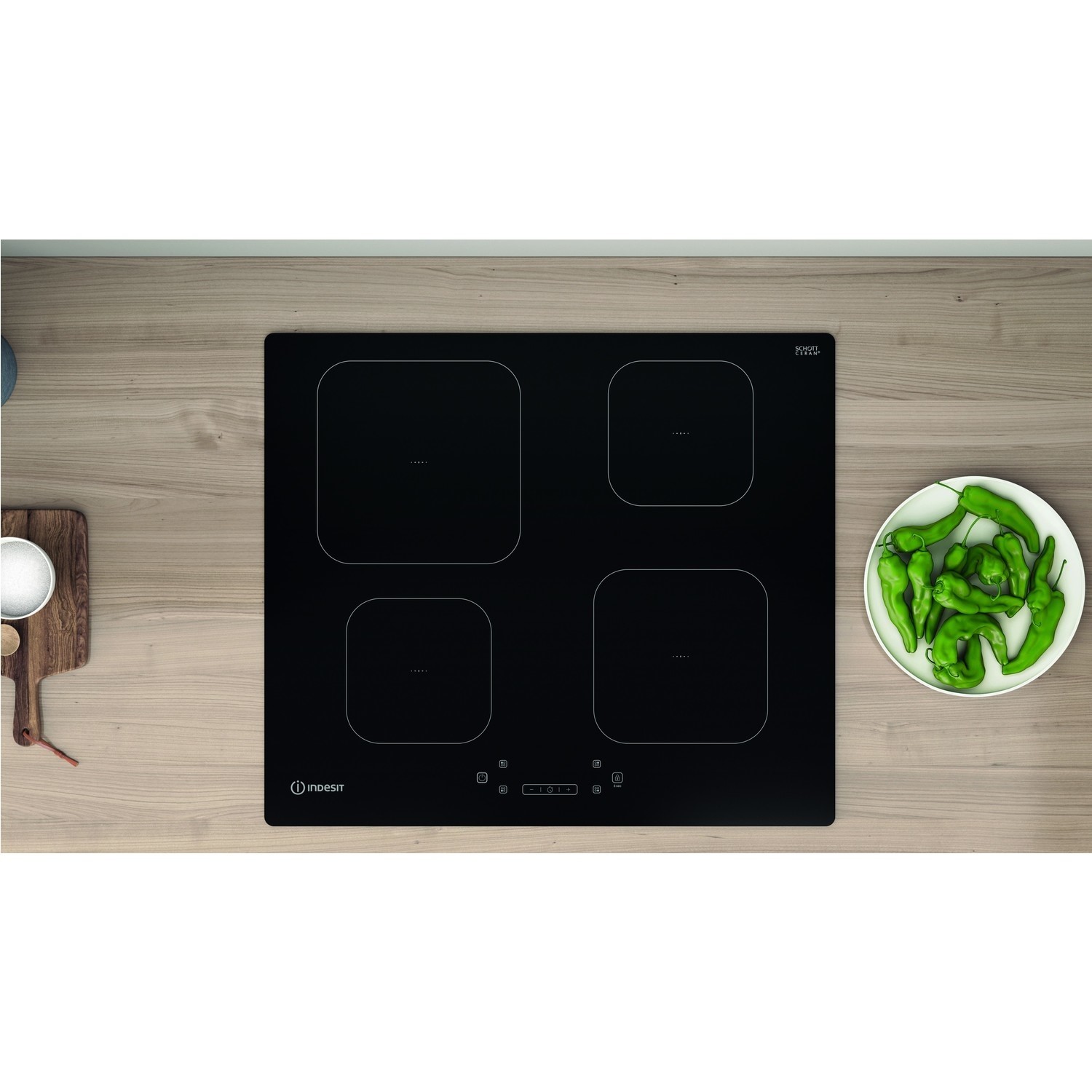 indesit is83q60ne electric induction hob