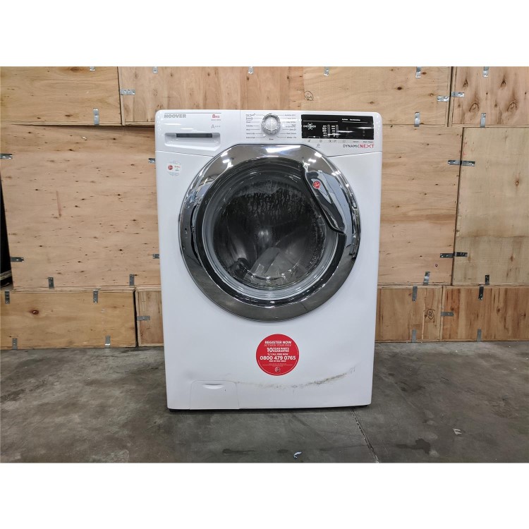 Refurbished Hoover DXOA 68C3/1 Freestanding 8KG 1600 Spin Washing Machine