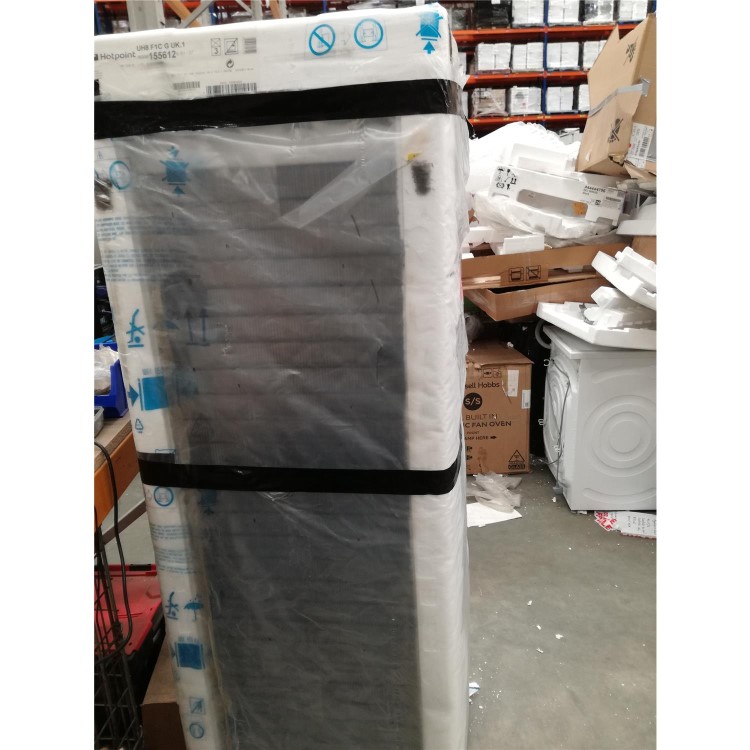 Refurbished HOTPOINT UH8F1CG 260 Litre Freestanding Upright Freezer 188cm Tall Frost Free 59.5cm Wide - Graphite