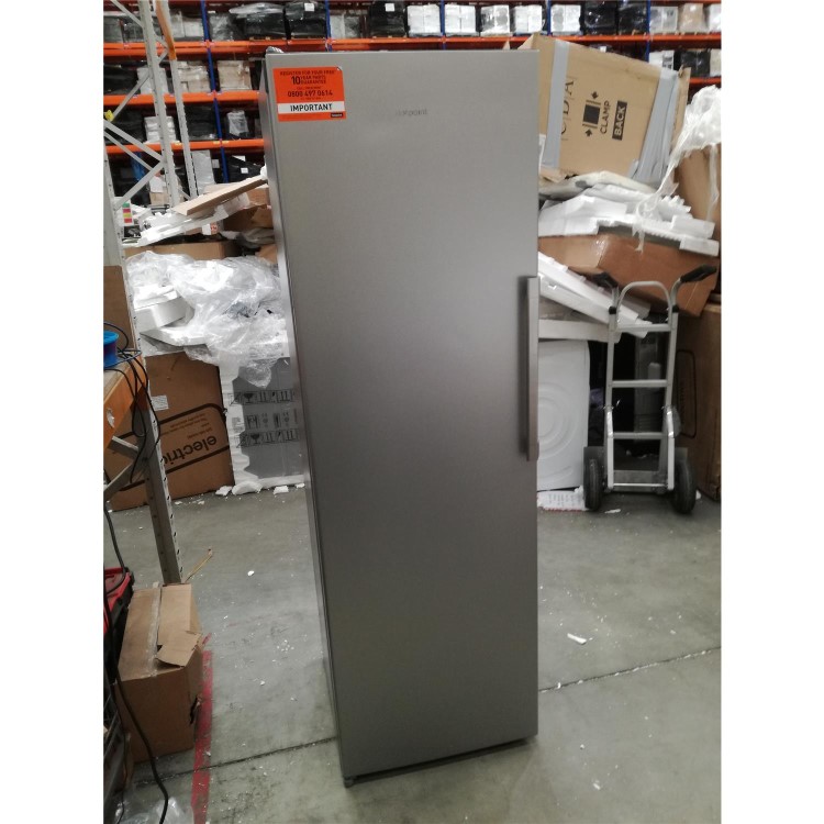 Refurbished HOTPOINT UH8F1CG 260 Litre Freestanding Upright Freezer 188cm Tall Frost Free 59.5cm Wide - Graphite