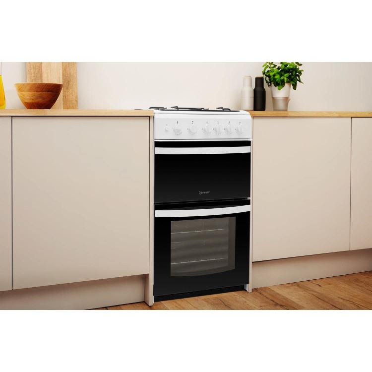 Indesit 50cm Gas Cooker - White