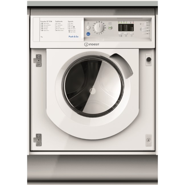 Indesit Innex 7kg 1200rpm Integrated Washing Machine - White