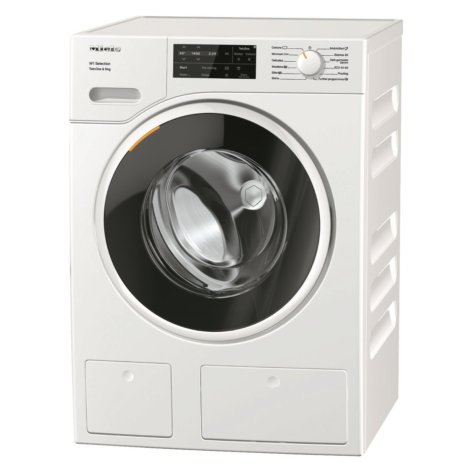Refurbished Miele WSG663 Freestanding 9KG 1400 Spin Washing Machine White