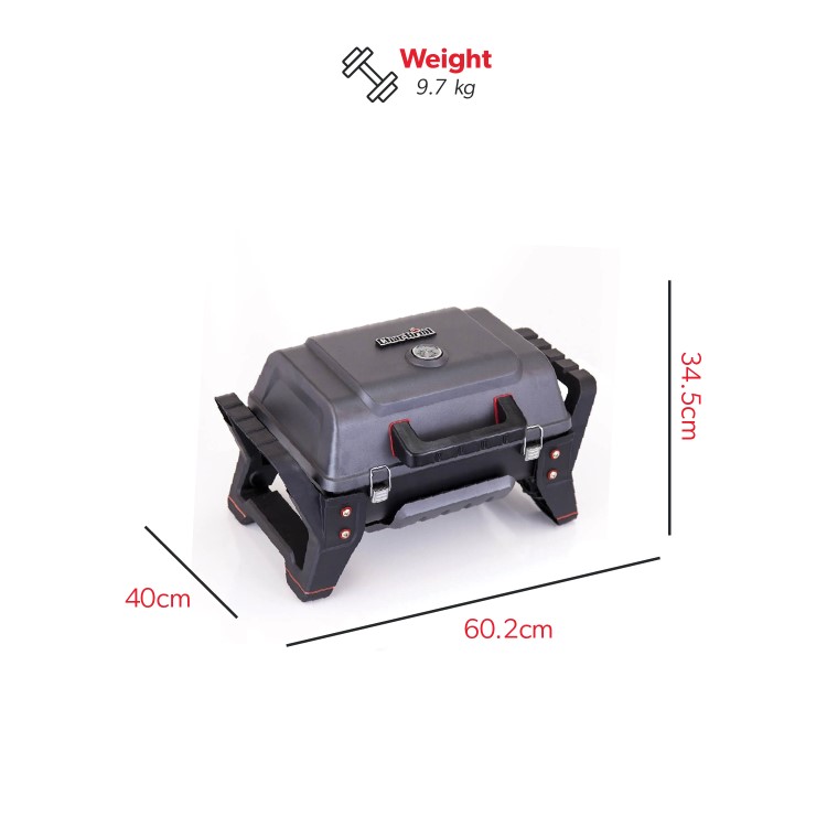 GRADE A1 - Char-Broil X200 Grill2Go - Portable Gas BBQ with TRU-Infrared 