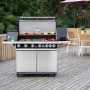 Boss Grill Alabama Elite - 6 Burner Gas BBQ with Side Burner - Stainless Steel