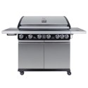A2/IQBBQ6BSS Refurbished Boss Grill Alabama Elite 6 Burner Gas BBQ with Side Burner in Stainless Steel