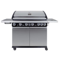 Refurbished Boss Grill Alabama Elite - 6 Burner Gas BBQ with Side Burner - Stainless Steel