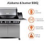 Refurbished Boss Grill Alabama Elite 6 Burner Gas BBQ with Side Burner in Stainless Steel