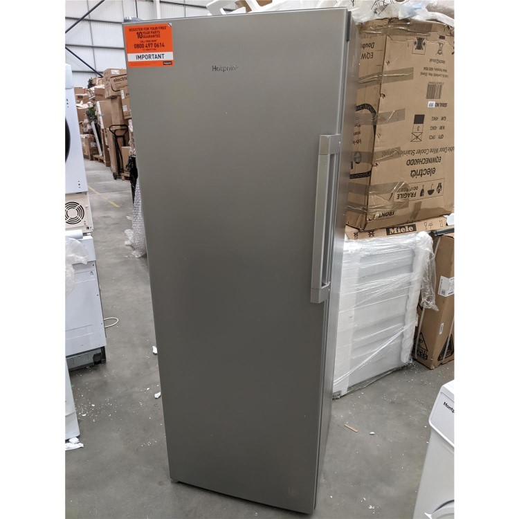 Refurbished Hotpoint UH6F1CG1 60cm Wide 167cm High Upright Freestanding Frost Free Freezer - Graphite