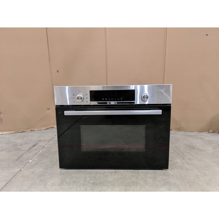 Refurbished Bosch Serie 6 CMA585GS0B Built In 44L with Grill 900W Combination Microwave Oven Stainless Steel