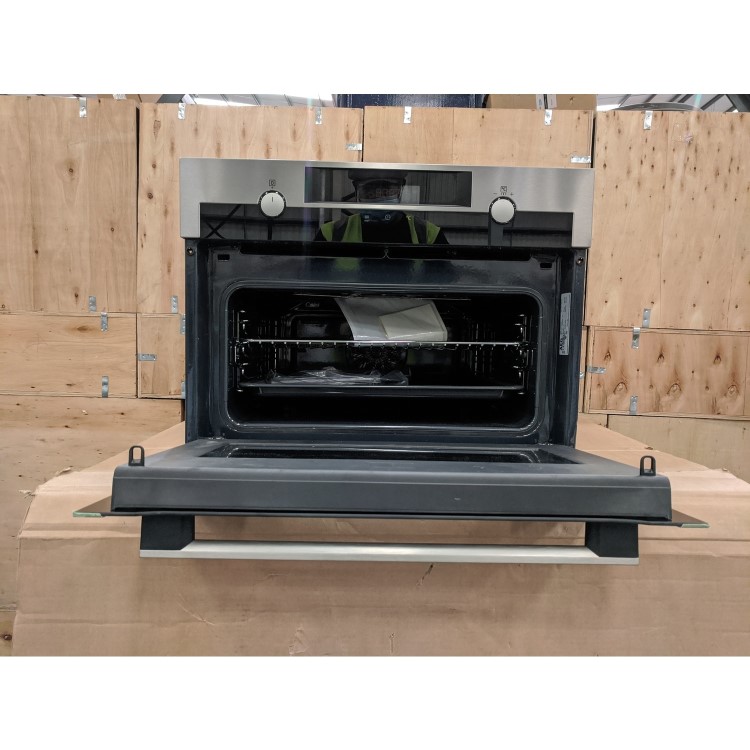 Refurbished AEG CombiQuick KME565000M Built In 43L 1000W Compact Microwave Oven Stainless Steel