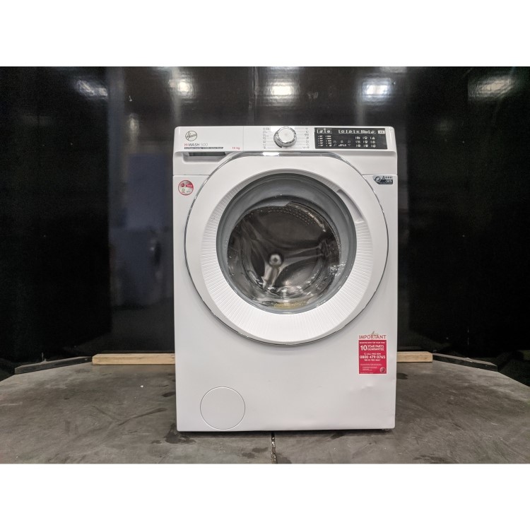 Refurbished Hoover H-Wash 500 HW414AMC1-80 Freestanding 14KG 1400 Spin Washing Machine White