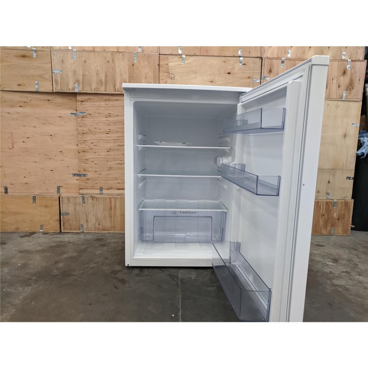 Refurbished Indesit I55RM1110W1 Freestanding Undercounter Larder Fridge - White