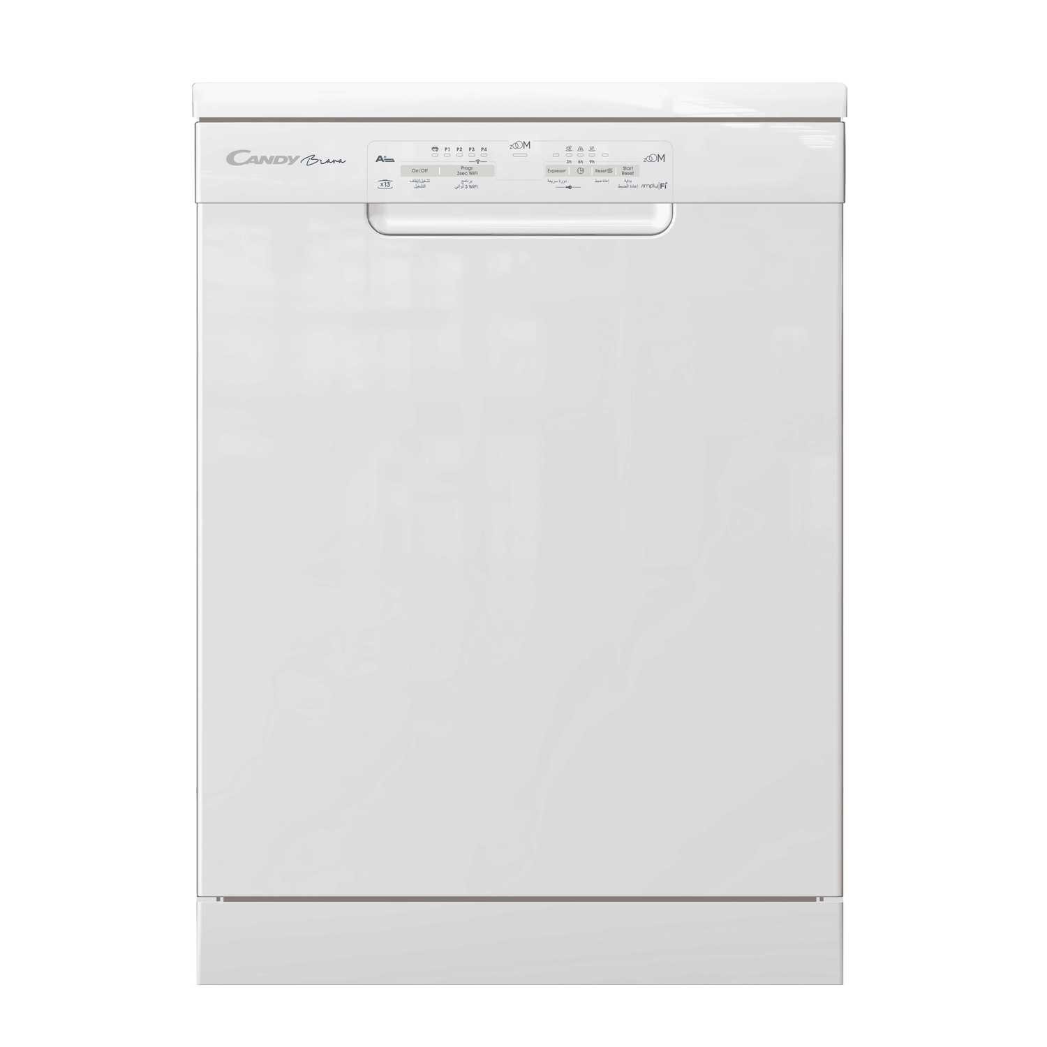 Refurbished Candy CDPN1L390PW-80 13 Place Freestanding Dishwasher White