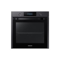 GRADE A3 - Samsung NV75K5571RM 75L Dual Cook Pyrolytic Electric Single Oven - Matt Black