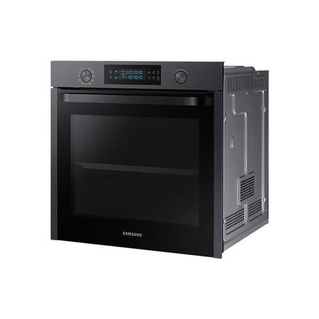 GRADE A3 - Samsung NV75K5571RM 75L Dual Cook Pyrolytic Electric Single Oven - Matt Black