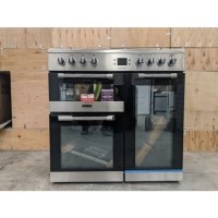 GRADE A2 - Leisure Cuisinemaster 90cm Dual Fuel Range Cooker - Stainless Steel