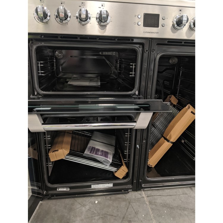 GRADE A2 - Leisure Cuisinemaster 90cm Dual Fuel Range Cooker - Stainless Steel