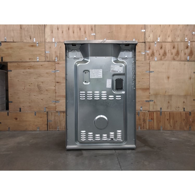 Refurbished Amica AFC6550SS 60cm Double Oven Electric Cooker with Ceramic Hob Stainless Steel