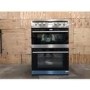 Refurbished Amica AFC6550SS 60cm Double Oven Electric Cooker with Ceramic Hob Stainless Steel