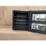 Refurbished Husky HN5 16 Bottle Freestanding Counter Top Wine Cooler Single Zone 43cm Wide 52cm Tall - Black