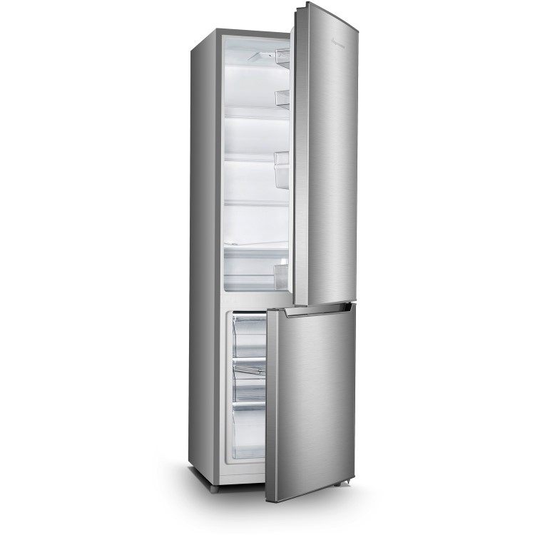Fridgemaster MC55264AS 264 Litre Freestanding Fridge Freezer 70/30 Split A+ Energy Rating 55.4cm Wide - Silver