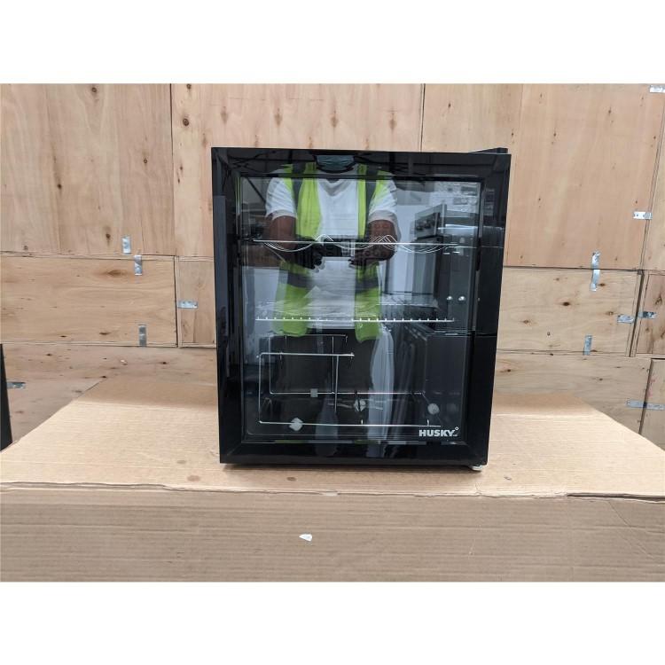 Refurbished Husky HY192 Mini Fridge/Drinks Chiller - Black