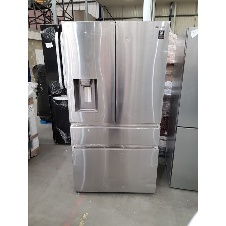 Refurbished Samsung RF23M8080SR Freestanding 457 Litre American Frost Free Fridge Freezer Stainless Steel