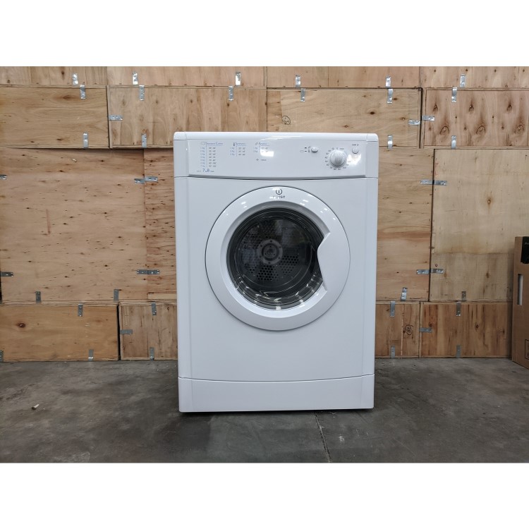 Refurbished Indesit IDV75 EcoTime Freestanding Vented 7KG Tumble Dryer White