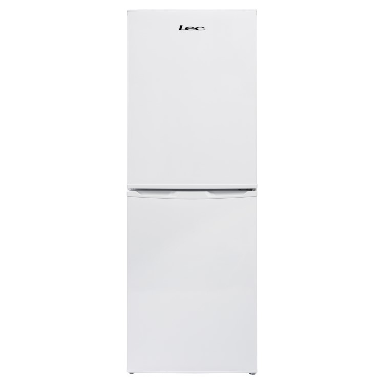 Refurbished Lec TF55158W Freestanding 208 Litre 50/50 Frost Free Fridge Freezer Silver