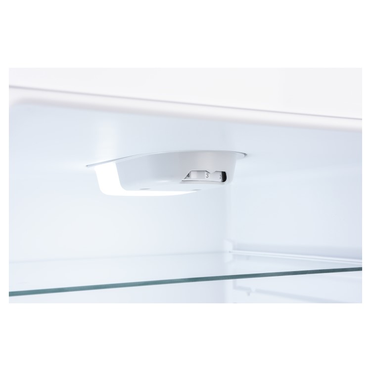 Refurbished Lec TF55158W Freestanding 208 Litre 50/50 Frost Free Fridge Freezer Silver