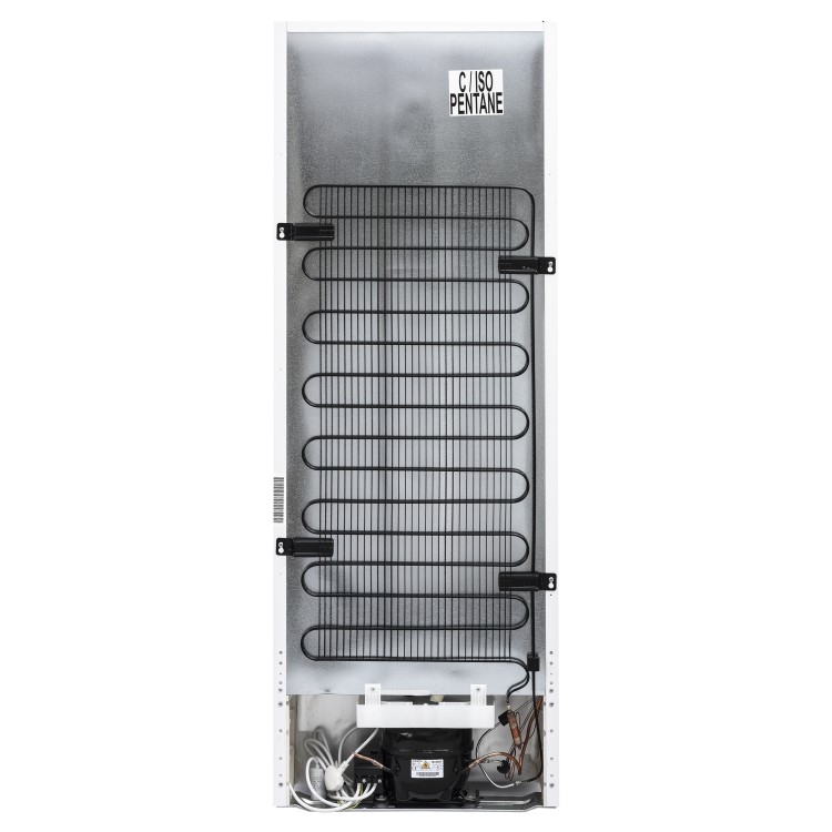 Refurbished Lec TF55158W Freestanding 208 Litre 50/50 Frost Free Fridge Freezer Silver