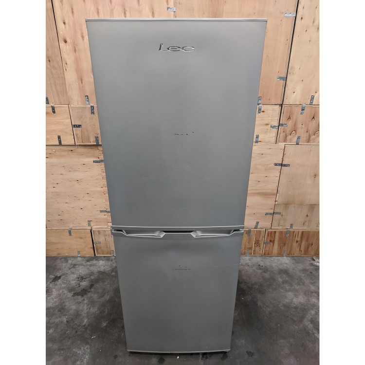 Refurbished Lec TF55158W Freestanding 208 Litre 50/50 Frost Free Fridge Freezer Silver