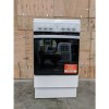 Refurbished Indesit IS5V4KHW 50cm Single Oven Electric Cooker With Ceramic Hob White